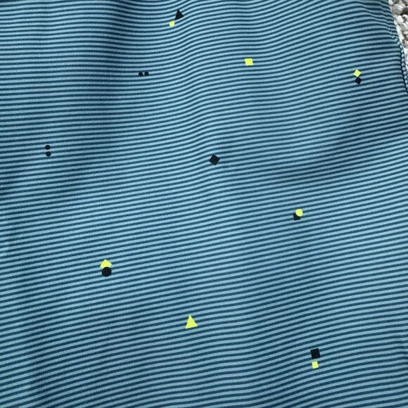 Under Armour Golf Printed Shorts Men's 30 Green Stripes Stretch Geometric New - Picture 2 of 14